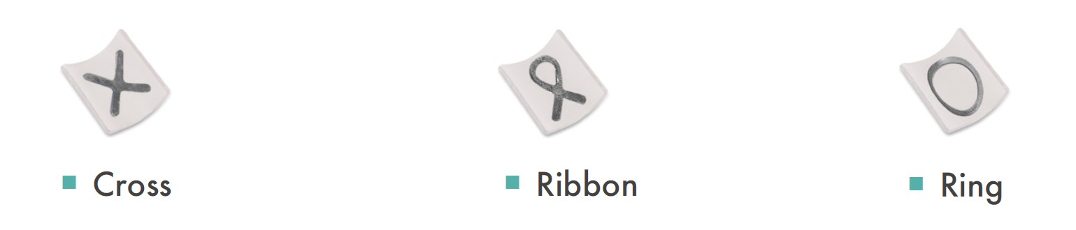 Trilogy Breast Tissue Marker Shapes